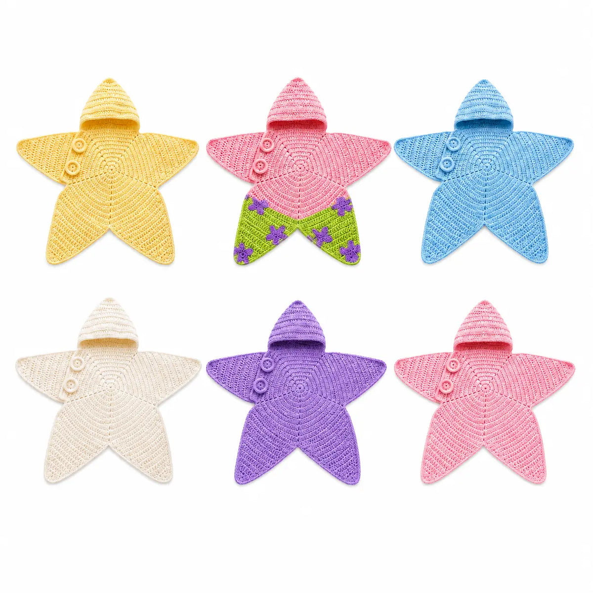 Personalized Little Star Crochet Baby Suit